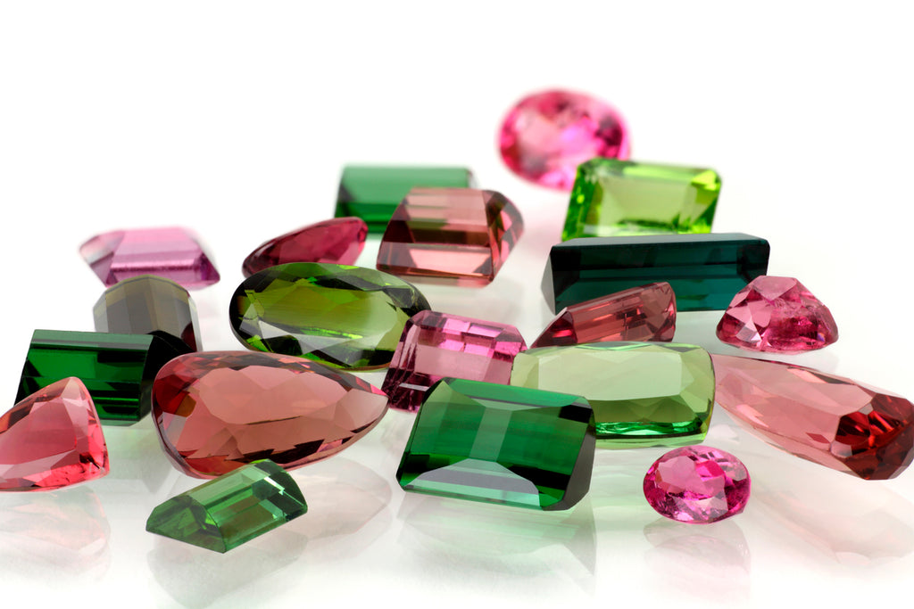 Pile of Tourmaline in various color