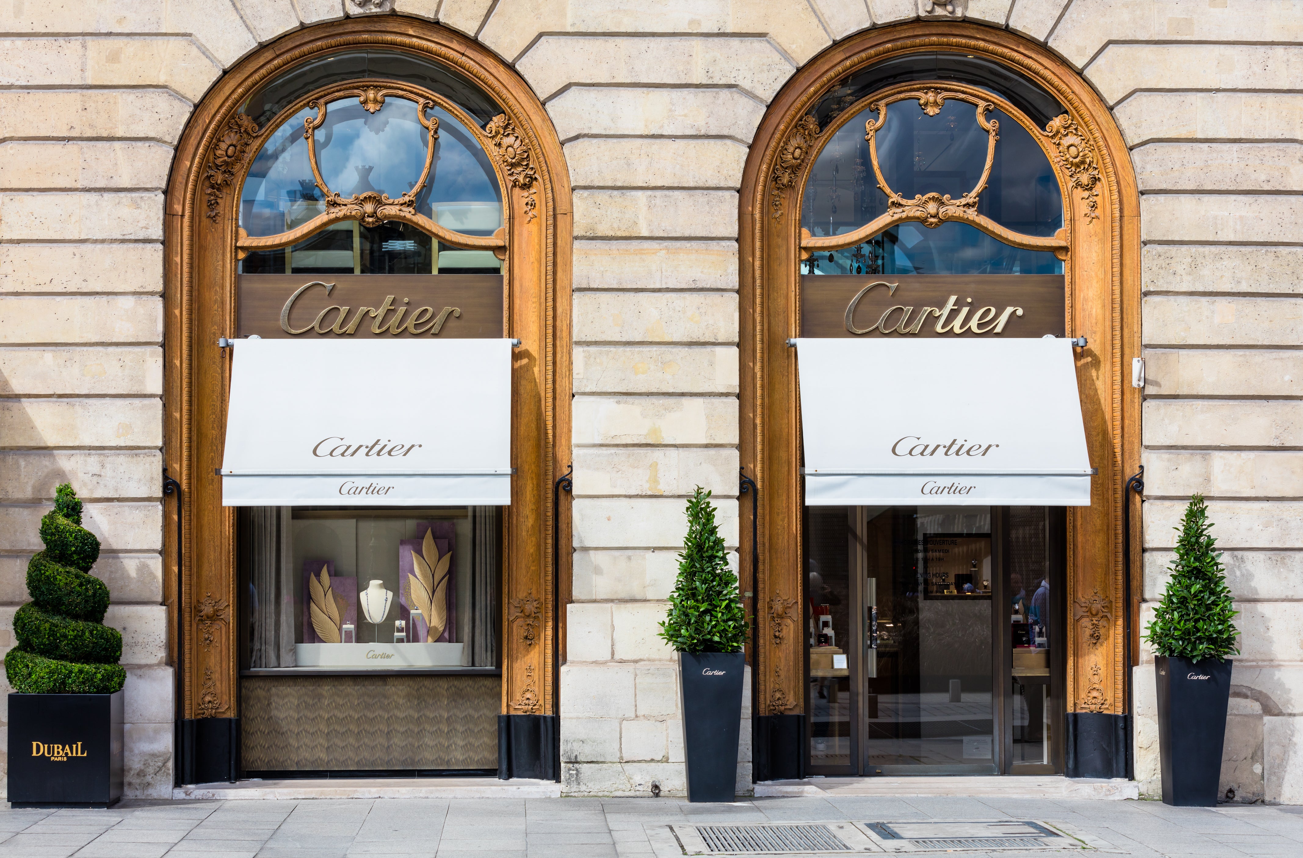 Cartier shop in place Vendome in Paris