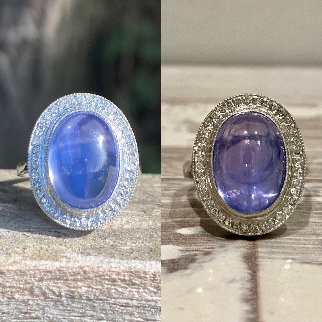 large colour change sapphire