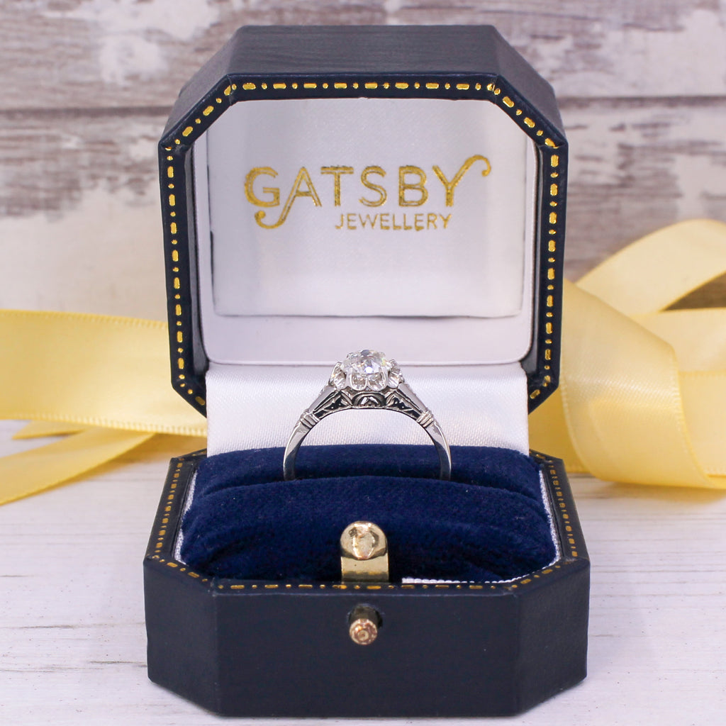 Early Art Deco Engagement Ring