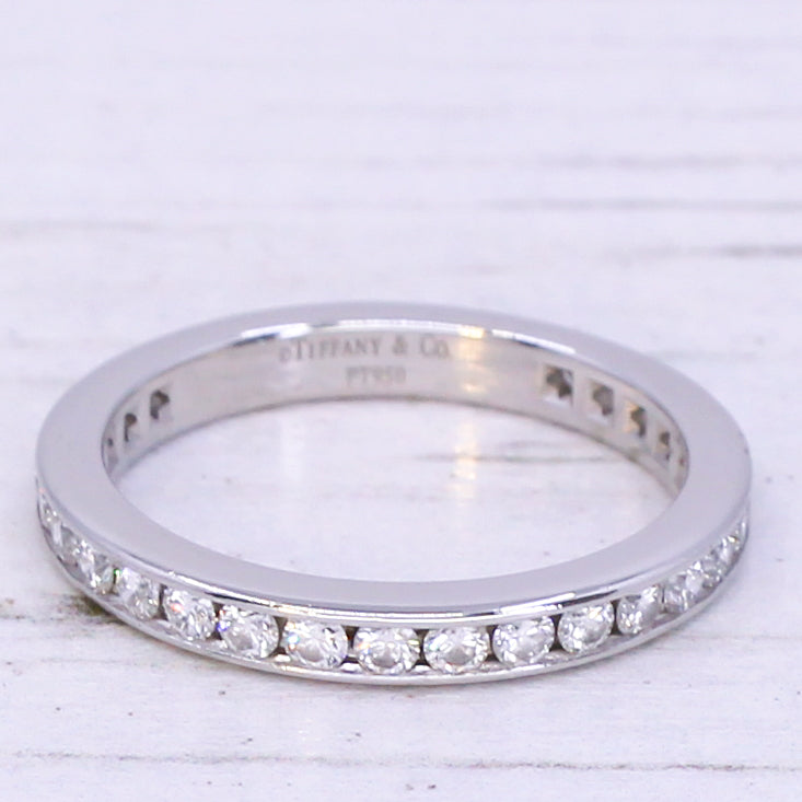 Diamond Band Platinum Tiffany Band TIFFANY Tiffany Setting Wedding