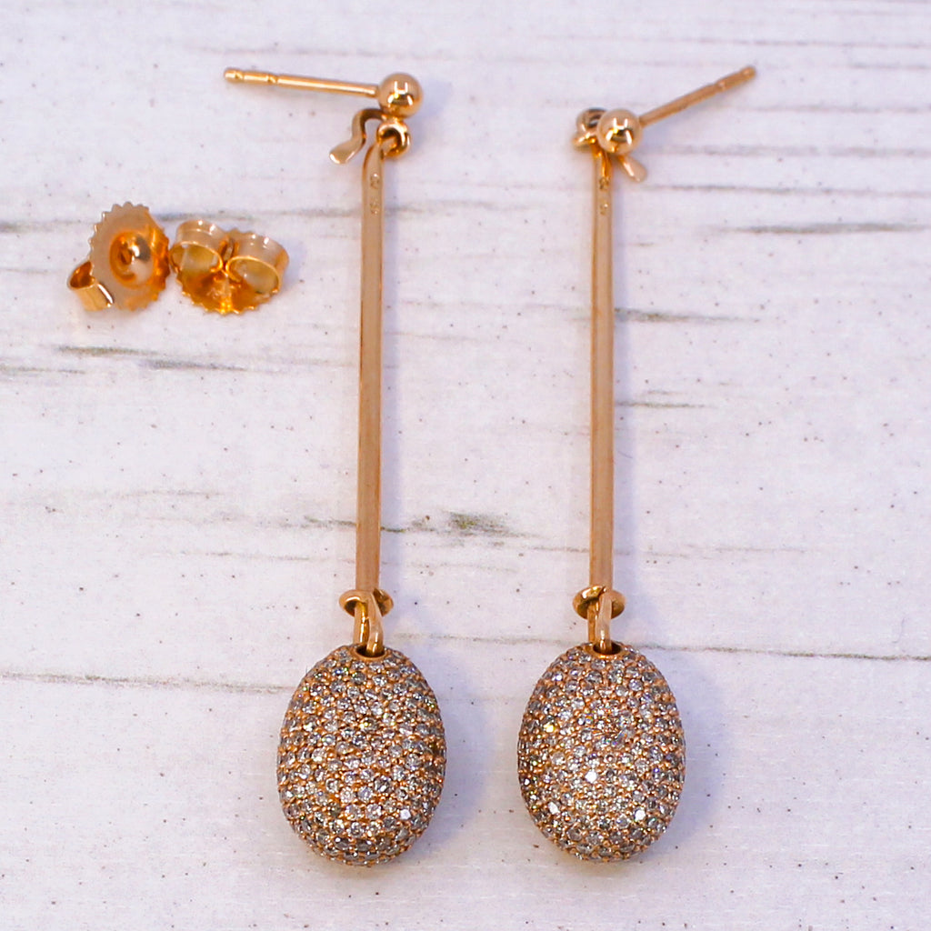 Georg Jenson dew drop earrings