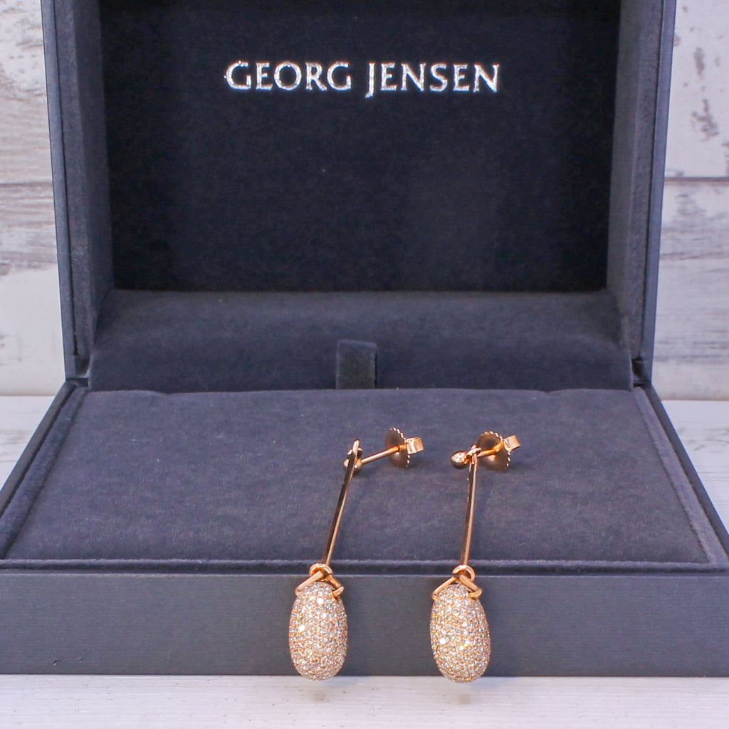 Georg Jenson dew drop earrings
