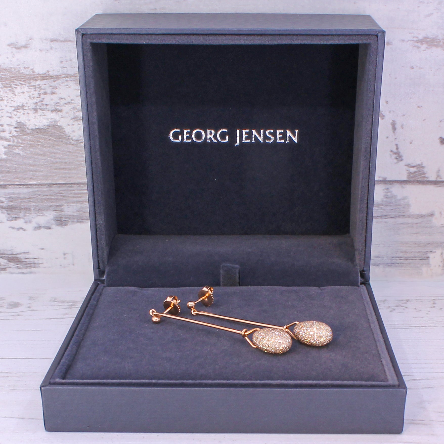 Georg Jenson dew drop earrings