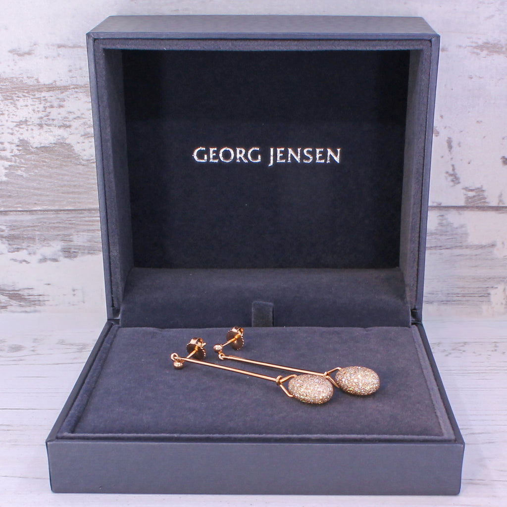 Georg Jenson dew drop earrings