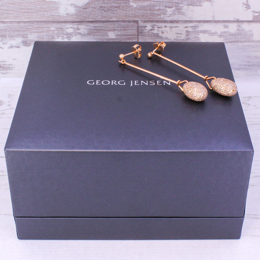 Georg Jenson dew drop earrings