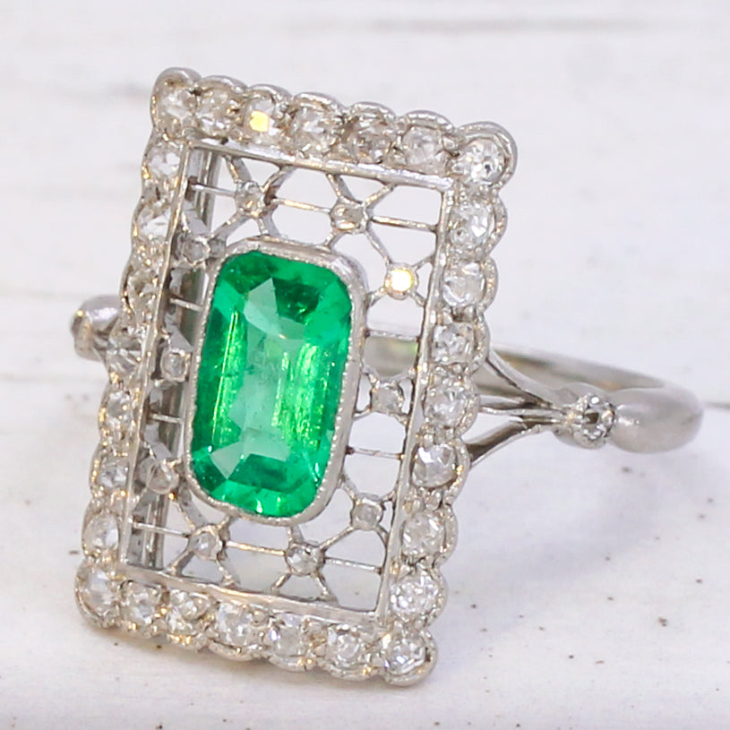 Edwardian emerald ring
