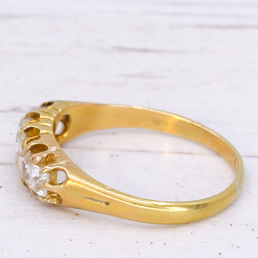 Victorian 5 Stone Diamond Ring