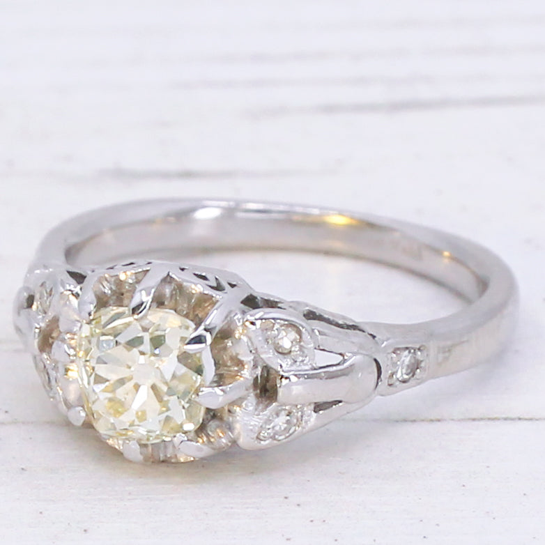 Art Deco engagement ring