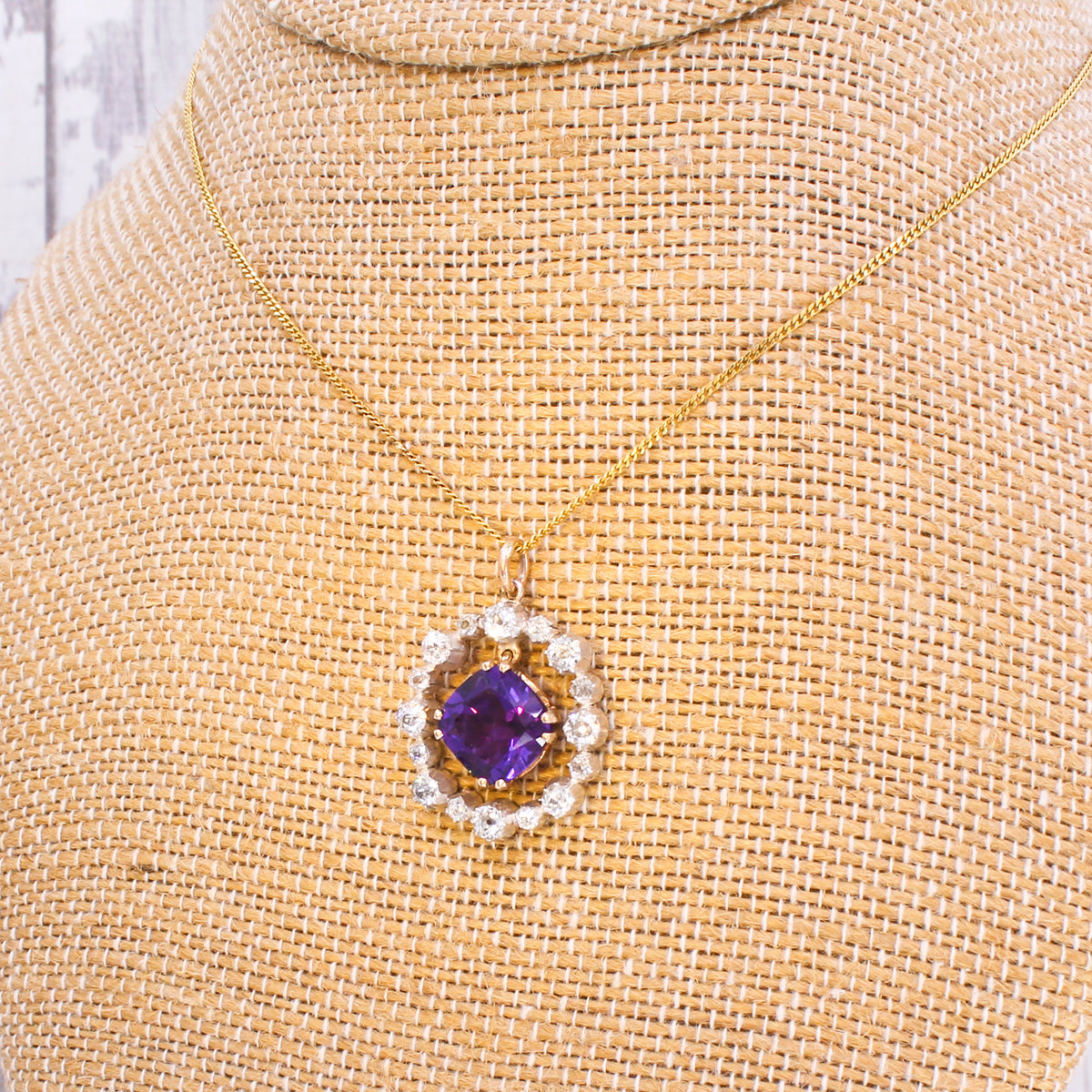 Victorian amethyst pendant