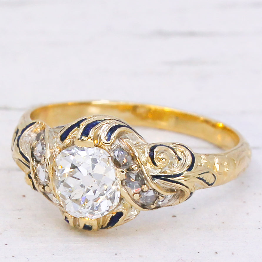 Antique diamond ring