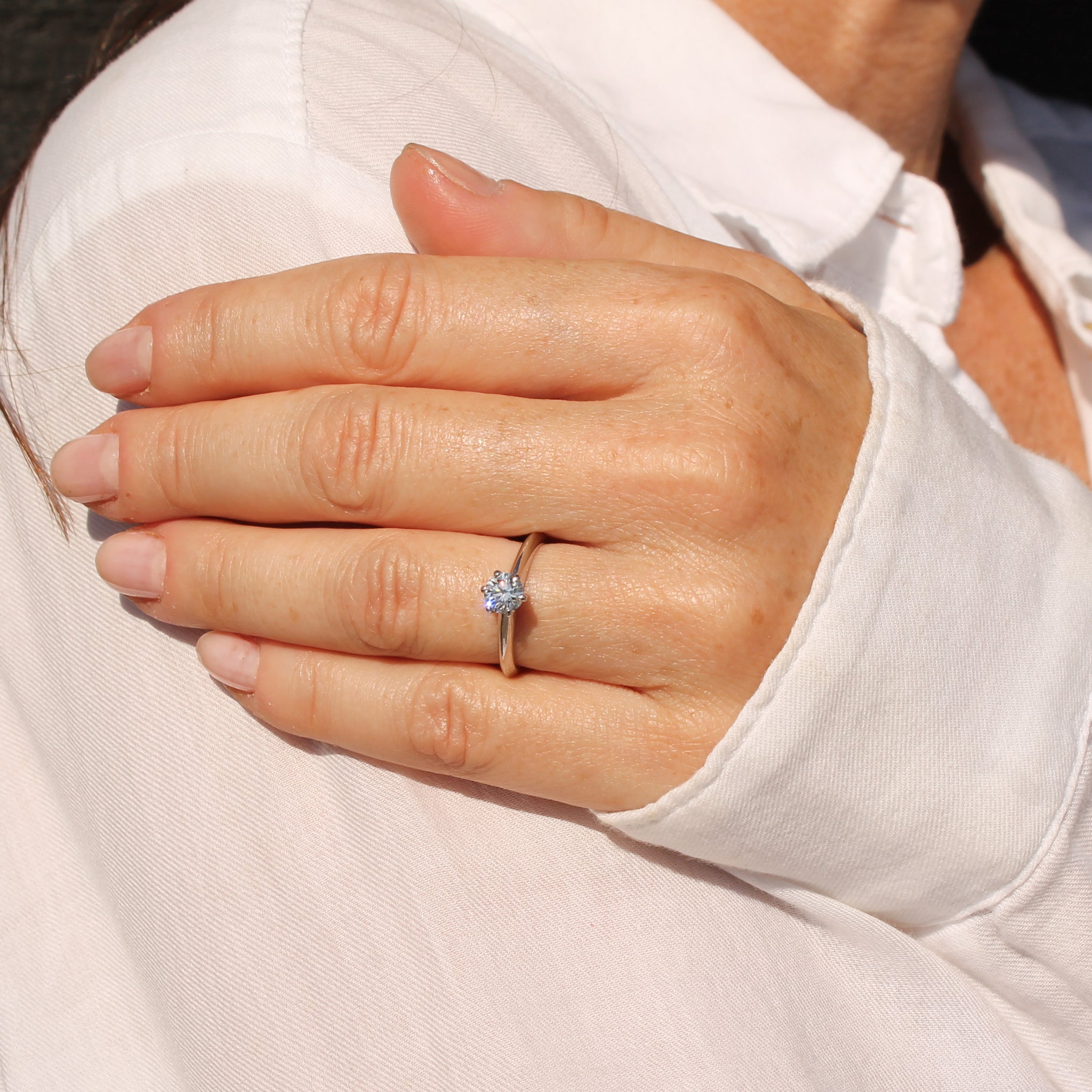 TIFFANY Carat Round Brilliant Cut Diamond Engagement