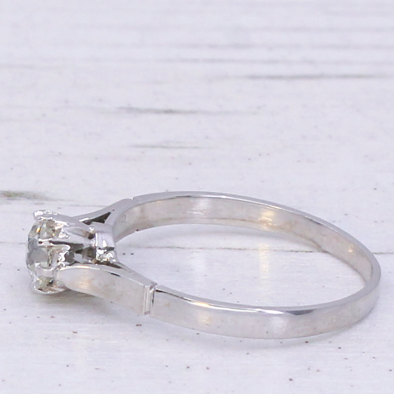 vintage old cut engagement ring