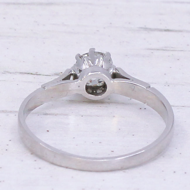 vintage old cut engagement ring