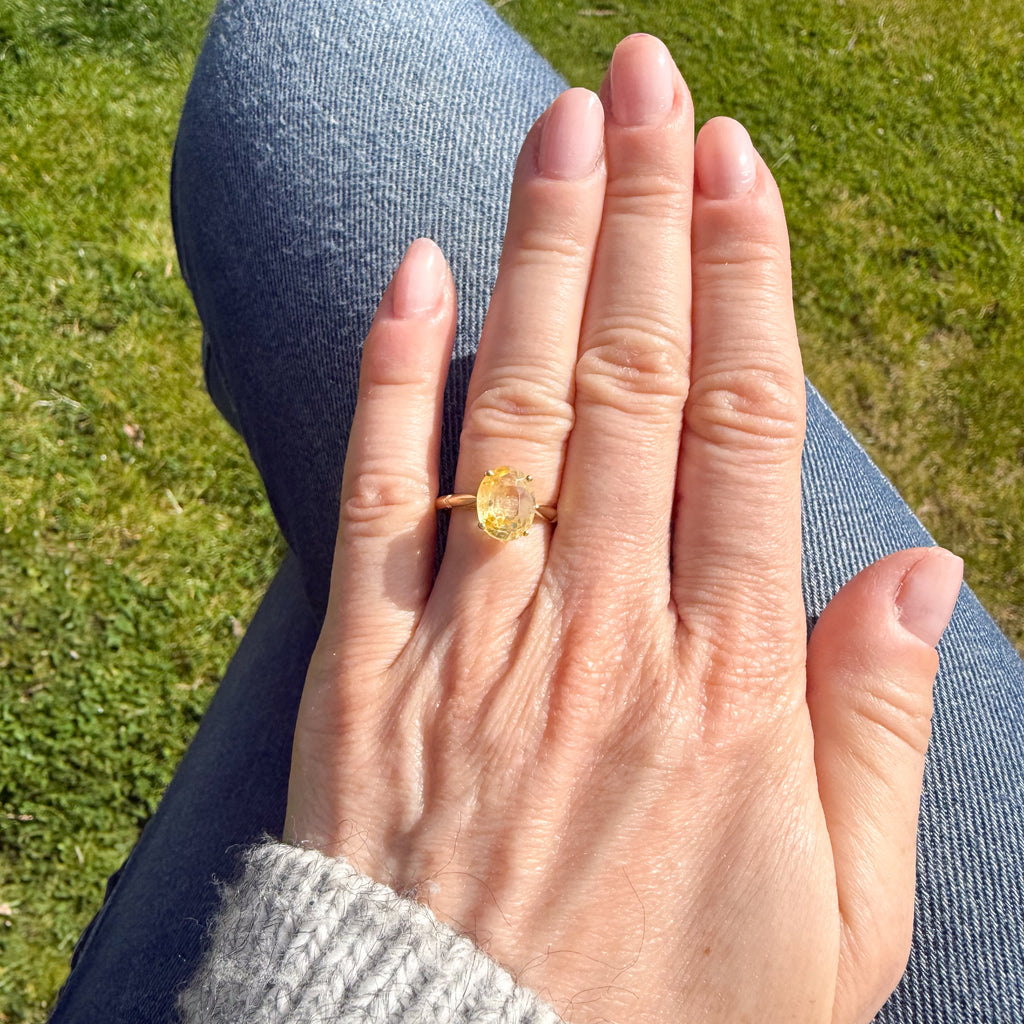 unheated yellow sapphire 