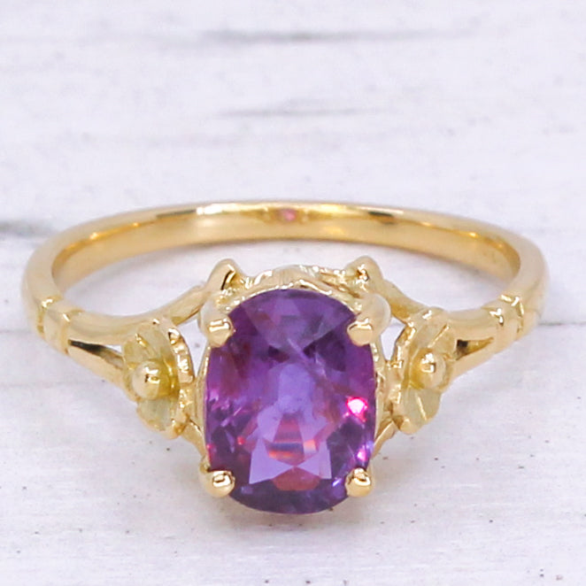 vintage ruby solitaire