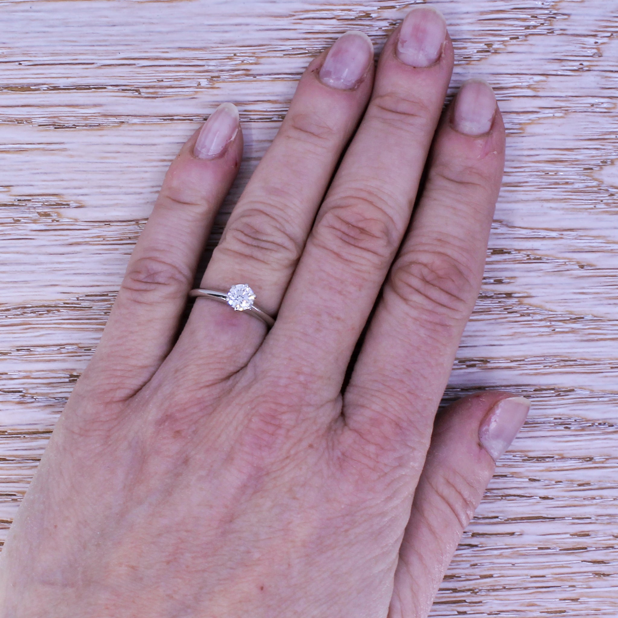 Cut Diamond Tiffany Dress Rings TIFFANY Carat Round Brilliant Cut