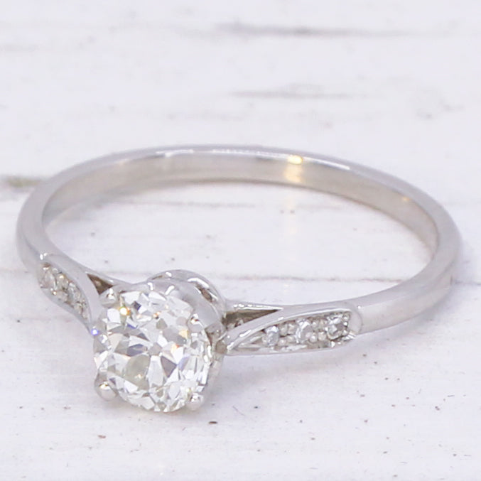 Art Deco engagement ring
