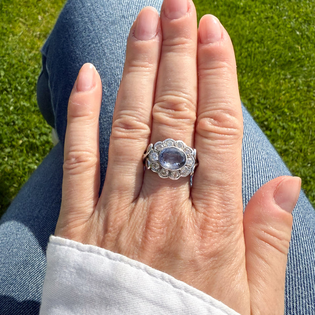 Unheated Ceylon sapphire