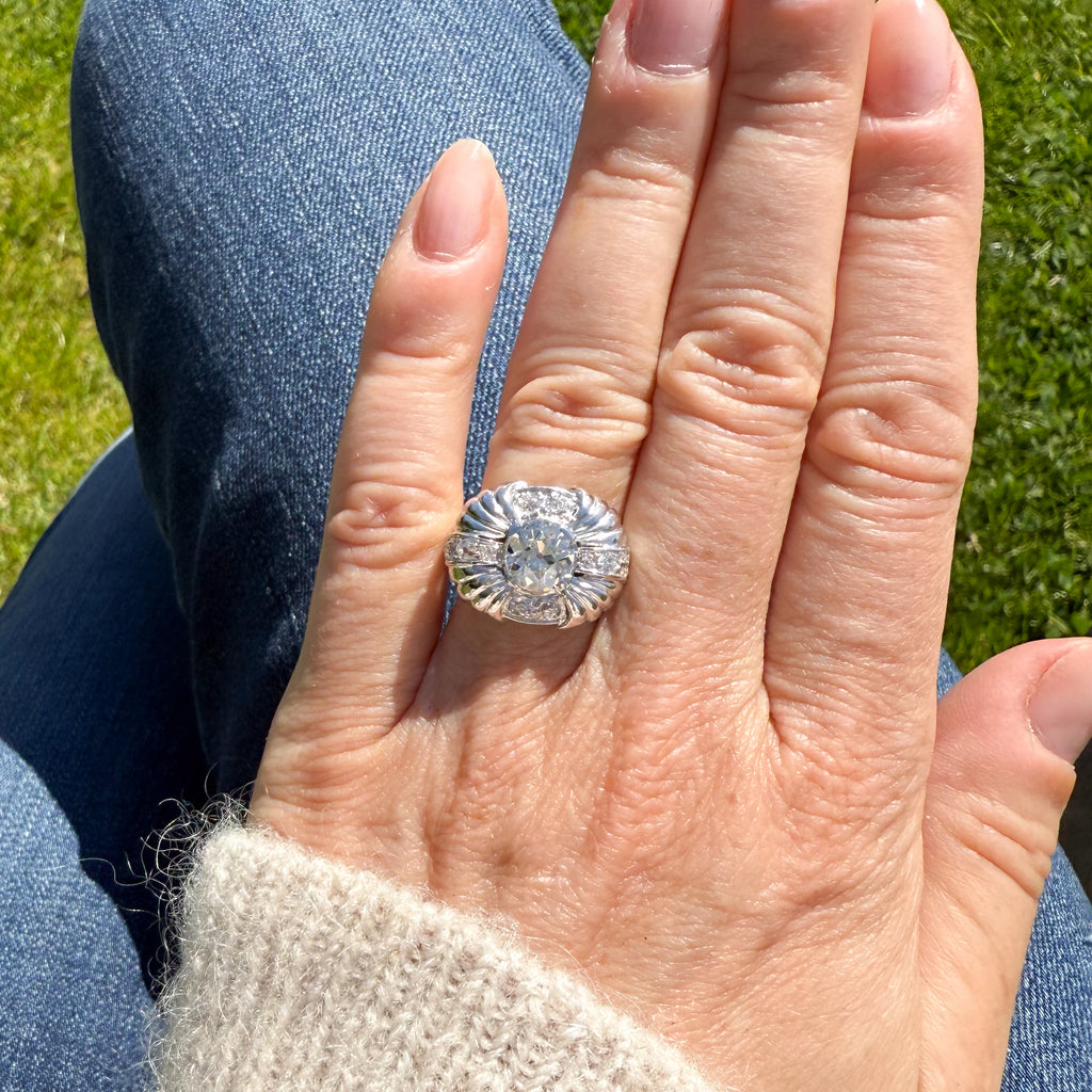 Late Art Deco dress ring