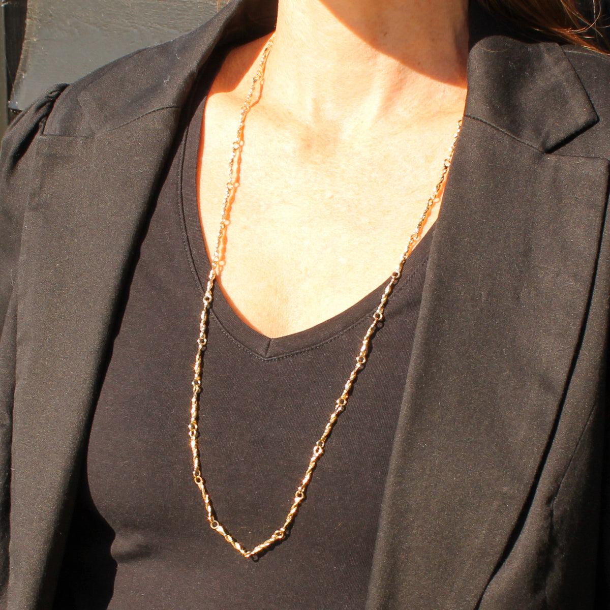 Brutalist Gold chain