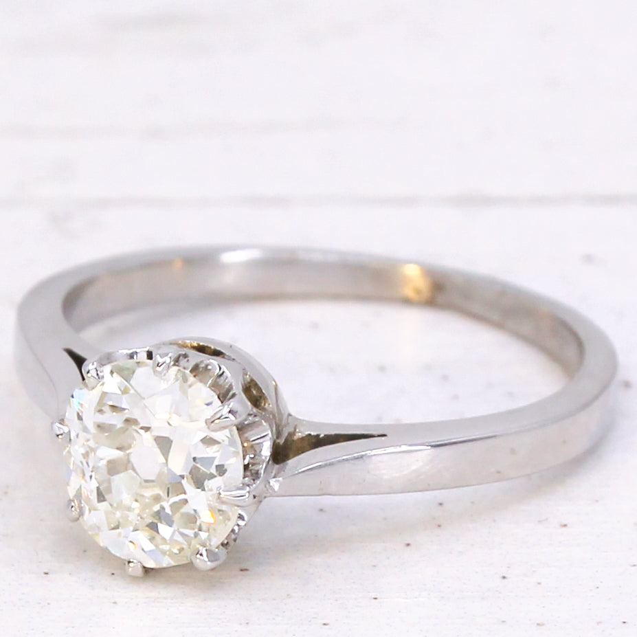antique diamond engagement ring