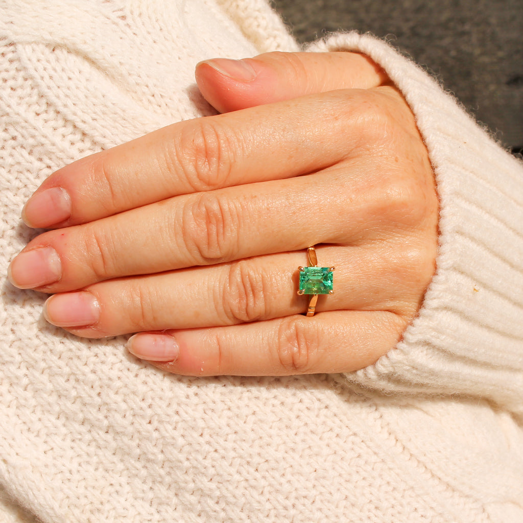 vintage Colombian emerald