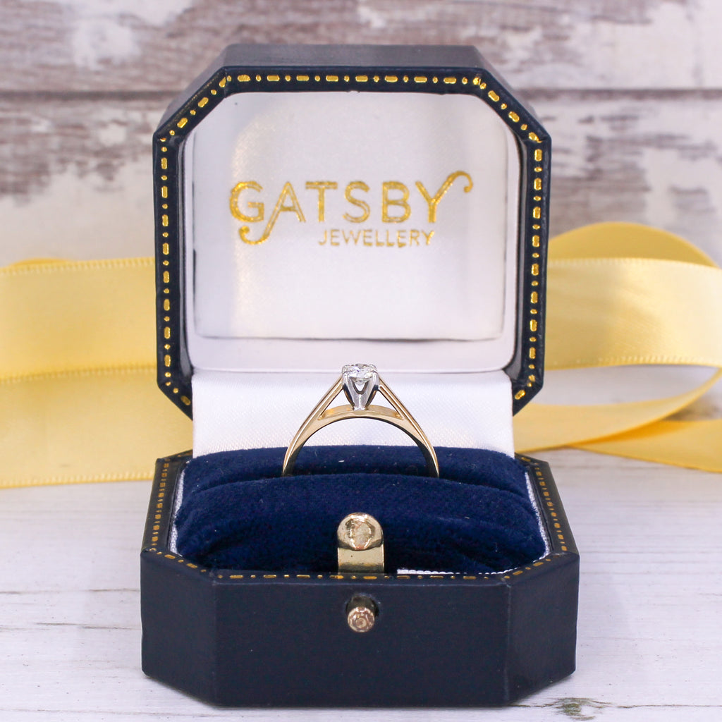 vintage gold engagement ring