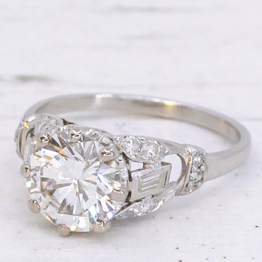 Vintage diamond engagement ring