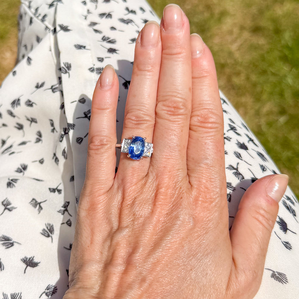 unheated Ceylon sapphire