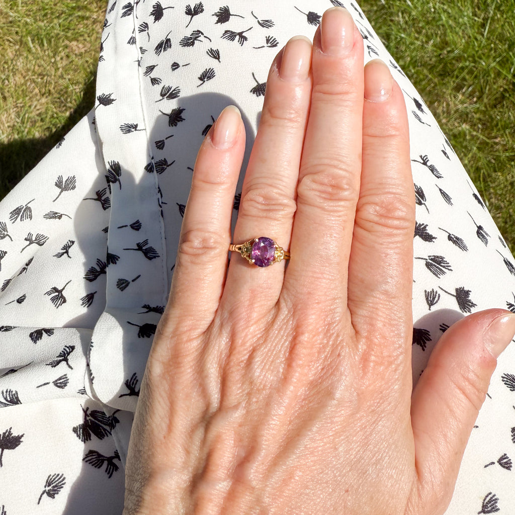 vintage ruby solitaire