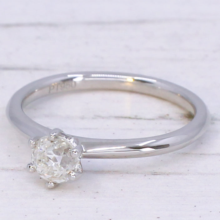 old cut diamond solitaire