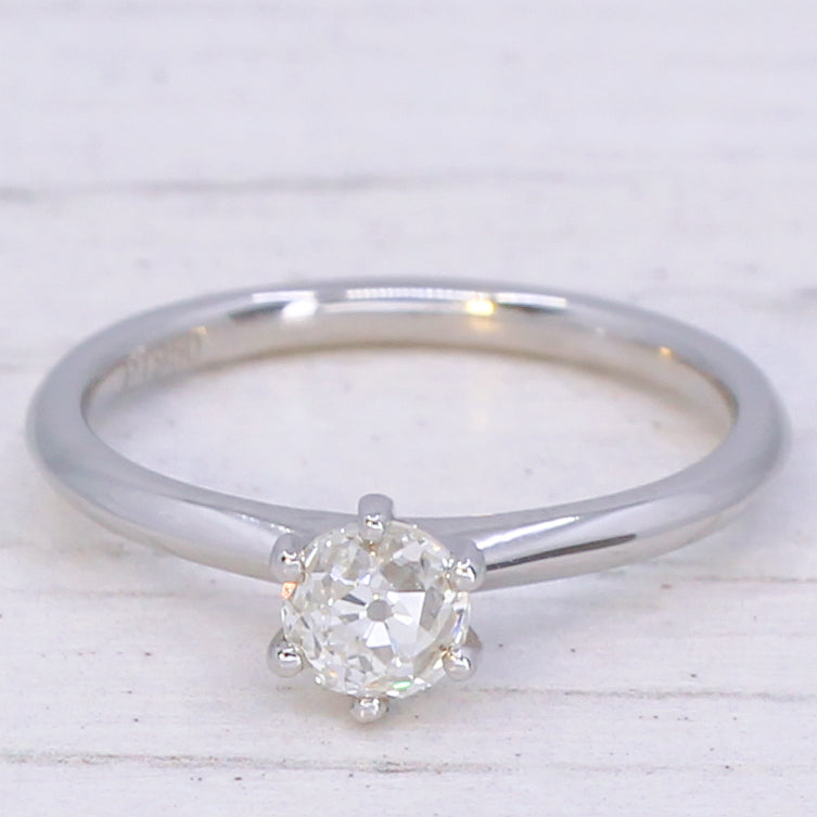 old cut diamond solitaire