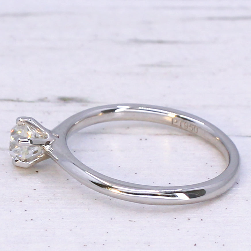 old cut diamond solitaire