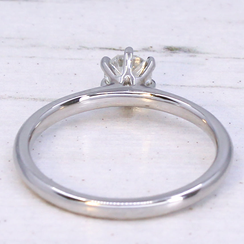 old cut diamond solitaire