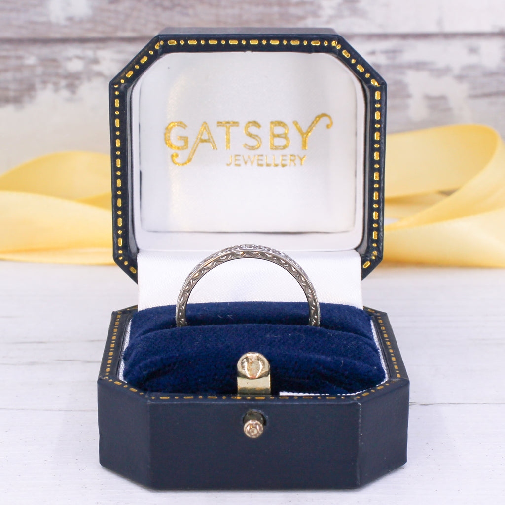 vintage eternity ring, size V