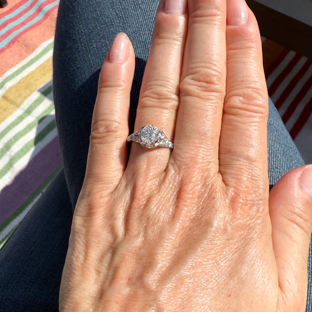 Vintage diamond engagement ring