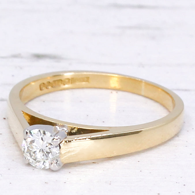 vintage gold engagement ring