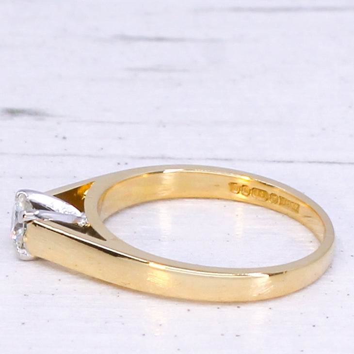 vintage gold engagement ring