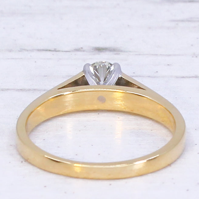 vintage gold engagement ring