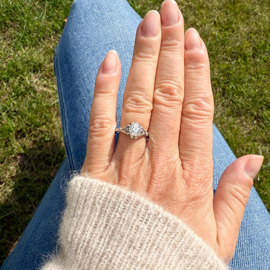 Early Art Deco Engagement Ring