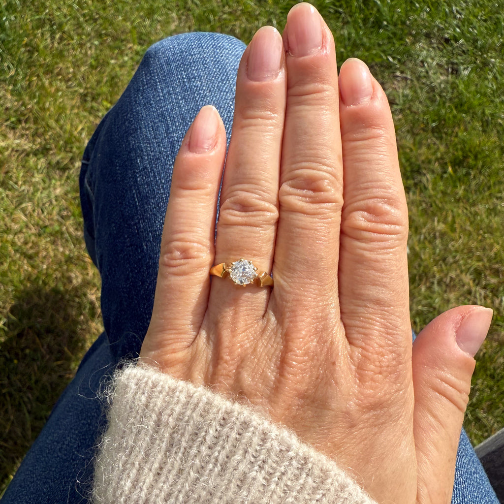 Art Deco engagement ring