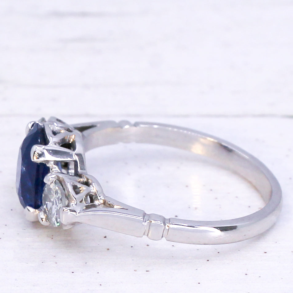 vintage burma sapphire