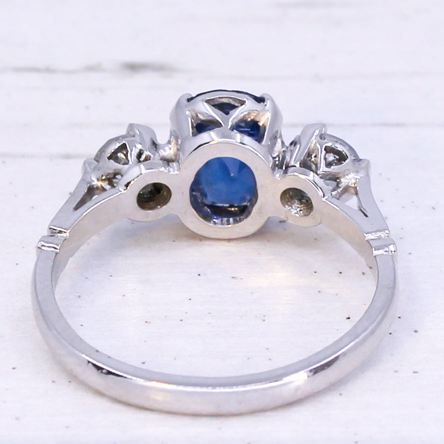 vintage burma sapphire