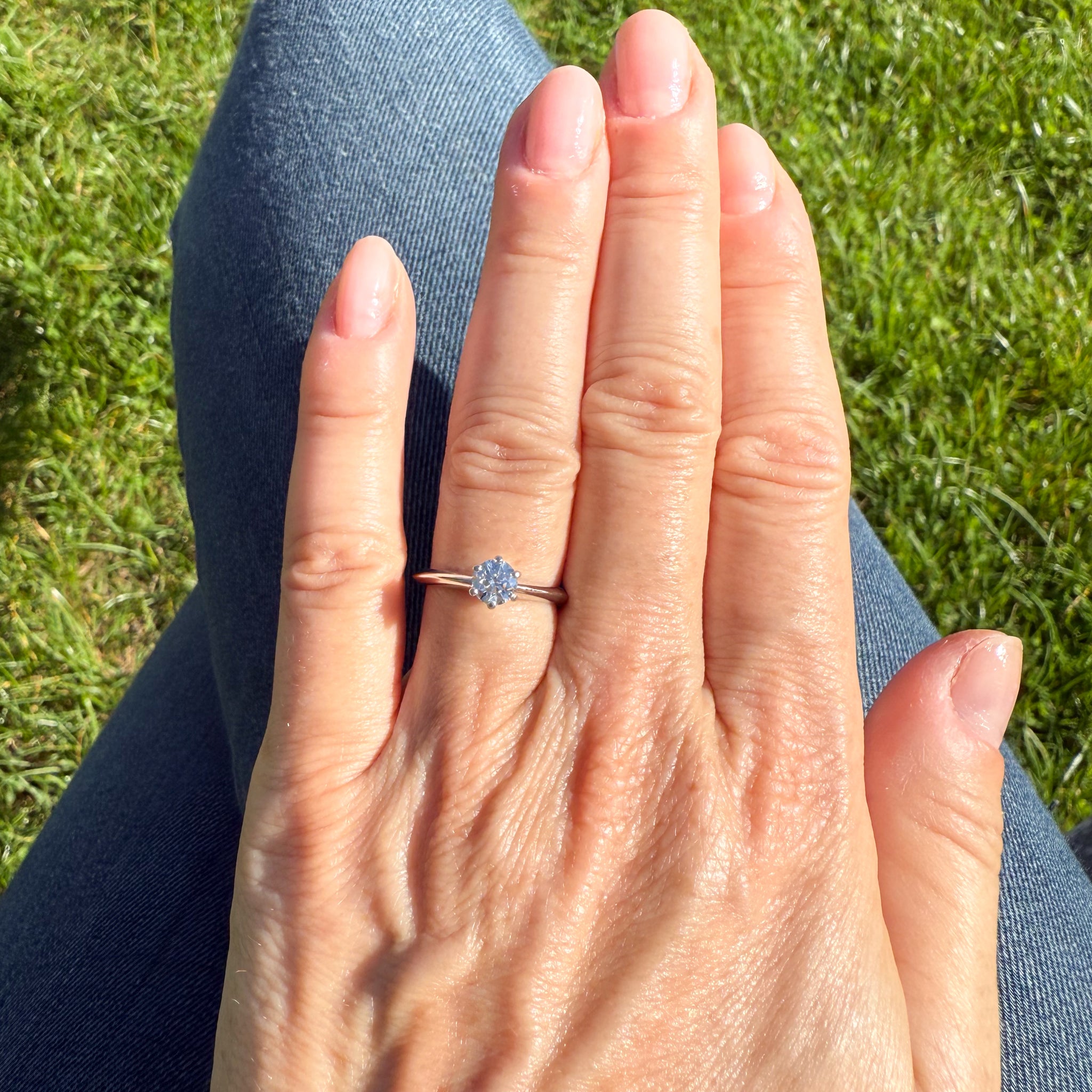 TIFFANY Carat Round Brilliant Cut Diamond Engagement