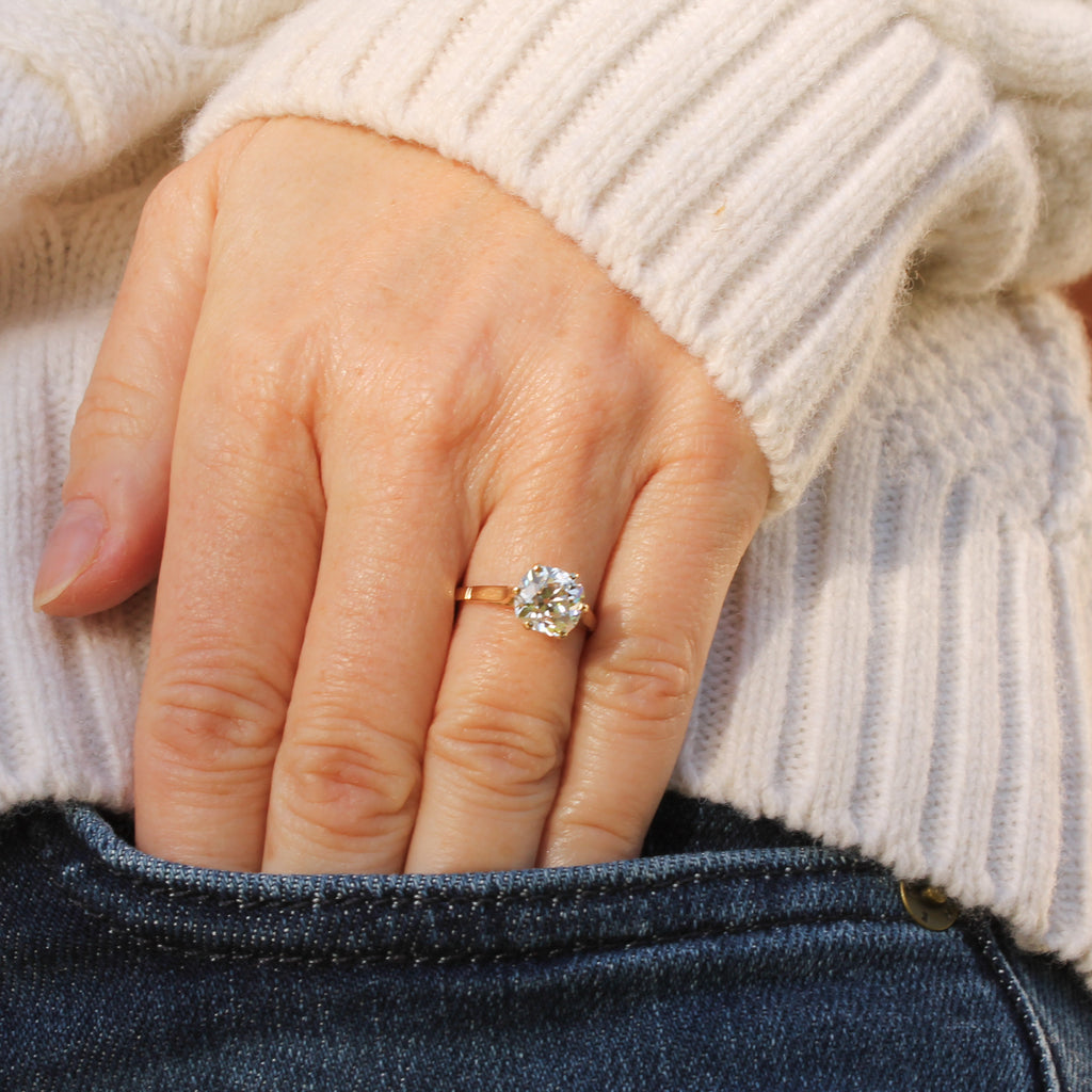 Edwardian diamond solitaire 