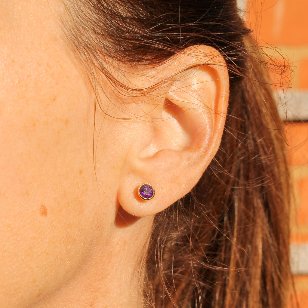 Theo Fennell amethyst earrings