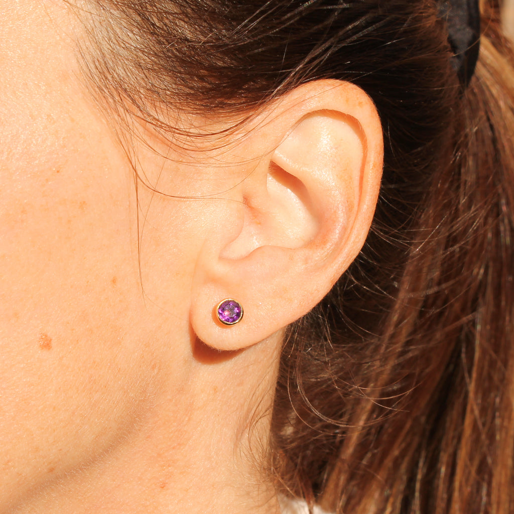 Theo Fennell amethyst earrings