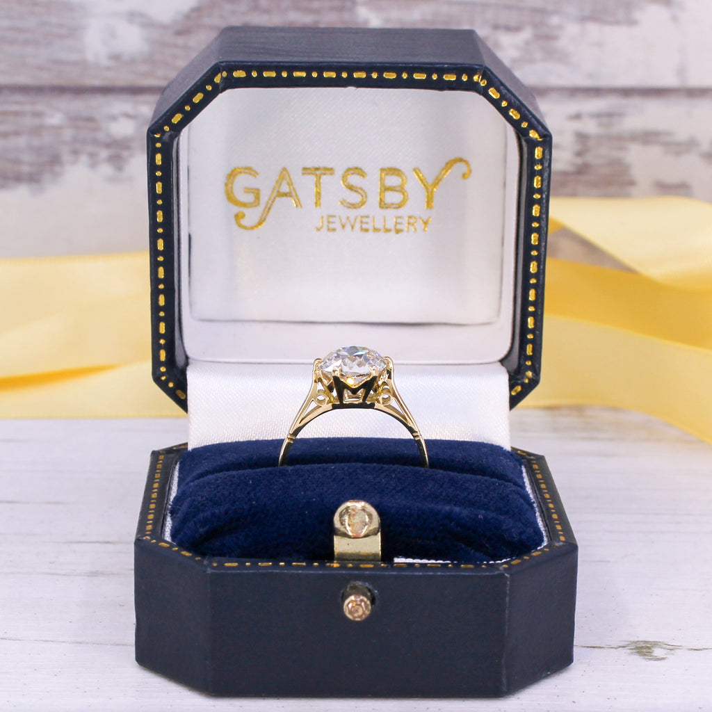 Edwardian diamond solitaire 