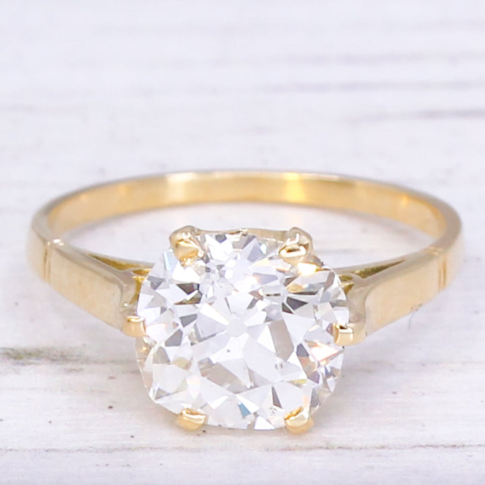 Edwardian diamond solitaire 